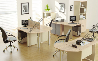 Модерн - Офисная мебель для персонала темного декора темного декора на Office-mebel.ru