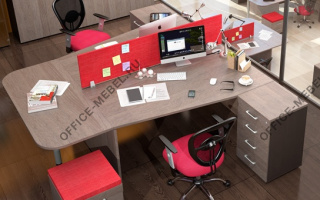 Xten - Офисная мебель для персонала темного декора из материала Рогожка темного декора из материала Рогожка на Office-mebel.ru