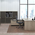 Стол с опорной тумбой и металлической опорой, правый Z-422пр на Office-mebel.ru 4