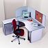 Приставка-стол с фигурной столешницей (левый, телескопические опоры) Periscope F2182 на Office-mebel.ru 11