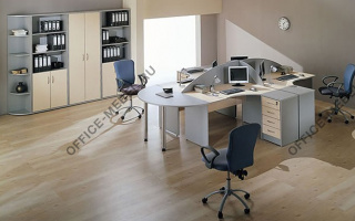 Имаго - Офисная мебель для персонала темного декора темного декора на Office-mebel.ru