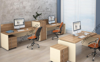 Accord - Офисная мебель для персонала из материала ЛДСП - Белорусская мебель из материала ЛДСП - Белорусская мебель на Office-mebel.ru