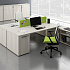 Стол бенч на 2 рабочих места приставной Gloss СТБ-О.989 на Office-mebel.ru 5