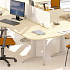 Стол с приставной тумбой 4 ящика (2 громмета) EDTPG168N072 на Office-mebel.ru 4