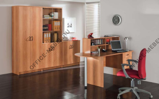 Лидер - Офисная мебель для персонала темного декора из материала ЛДСП темного декора из материала ЛДСП на Office-mebel.ru
