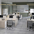 Шкаф высокий широкий (2 средних фасада ЛДСП + 2 низких фасада стекло в раме) O.ST-1.7R на Office-mebel.ru 4