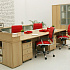 Шкаф приставной к 2 столам S-691 на Office-mebel.ru 6