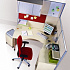 Приставка-стол с фигурной столешницей (левый) Karstula F0184 на Office-mebel.ru 2