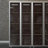 Дверь высокая стеклянная матовая в алюминиевом профиле к шкафу х006 (компл. 2 шт.) 3009 на Office-mebel.ru 5