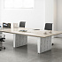 Двойной стол с боковым пьедесталом DK186BLIC на Office-mebel.ru 5