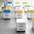 Стол бенч на 4 рабочих места приставной Gloss СТБД-О.979 на Office-mebel.ru 3