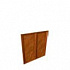 Пара низких деревянных дверей для шкафа 1181 на Office-mebel.ru 1