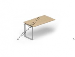 Приставной стол с 2 пластиковыми заглушками LVRO12.1808-1 на Office-mebel.ru