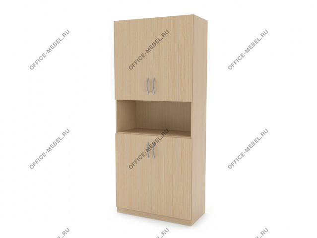 Шкаф с 2-мя комплектами глухих малых дверей SR-5W.4 на Office-mebel.ru