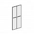 Дверь высокая с замком к шкафу х016 (компл. 2 шт.) 018 на Office-mebel.ru 1