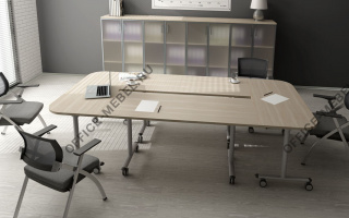 BEND - Мебель для переговорных зон темного декора из материала ЛДСП темного декора из материала ЛДСП на Office-mebel.ru