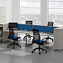 Стол бенч на 2 рабочих места конечный модуль Gloss СБДК-О.979 на Office-mebel.ru 6