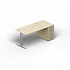 Стол с приставной тумбой 4 ящика (2 громмета) EDTPG168N072 на Office-mebel.ru 1
