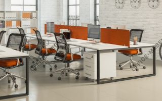 Lavoro O - Офисная мебель для персонала серого цвета из материала Стекло серого цвета из материала Стекло на Office-mebel.ru