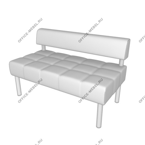Мягкая мебель для офиса Диван двухместный без подлокотников Bu2 на Office-mebel.ru
