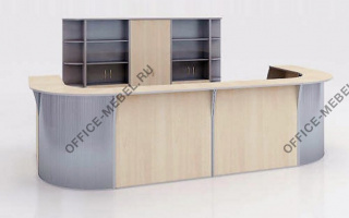 Имаго - Мебель для приемных серого цвета из материала ЛДСП серого цвета из материала ЛДСП на Office-mebel.ru