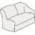 Мягкая мебель для офиса Элемент угловой двухместный 2Б на Office-mebel.ru 1