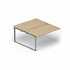 Приставной стол  «Bench» с 4 пластиковыми заглушками LVRO12.1616-1 на Office-mebel.ru 1