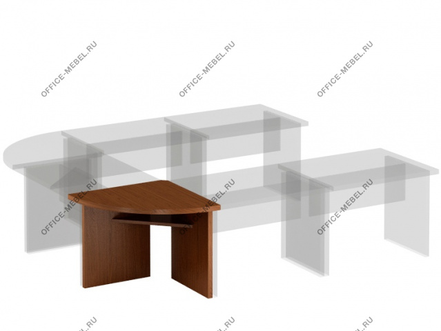 Угловой элемент переговорного стола В306 на Office-mebel.ru