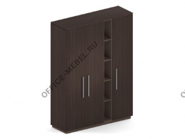 Шкаф высокий 3 дверцы и ниши с верхним топом и боковинами SNB16 на Office-mebel.ru