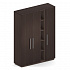 Шкаф высокий 3 дверцы и ниши с верхним топом и боковинами SNB16 на Office-mebel.ru 1