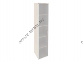 Шкаф высокий узкий лев/прав (1 высокий фасад стекло в раме) O.SU-1.10R(L)/(R) на Office-mebel.ru
