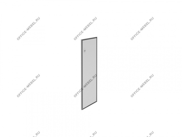 Дверь стеклянная в алюминиевой раме R-04.1 на Office-mebel.ru