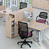 Составные столы на 2 рабочих места прямоугольные PR2T168 на Office-mebel.ru 2