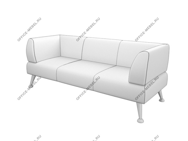 Мягкая мебель для офиса Диван трехместный Veit3-2 на Office-mebel.ru