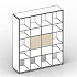 Комплект задних стенок (больших) для стеллажа - 2 штуки SPBAC.3838 на Office-mebel.ru 1
