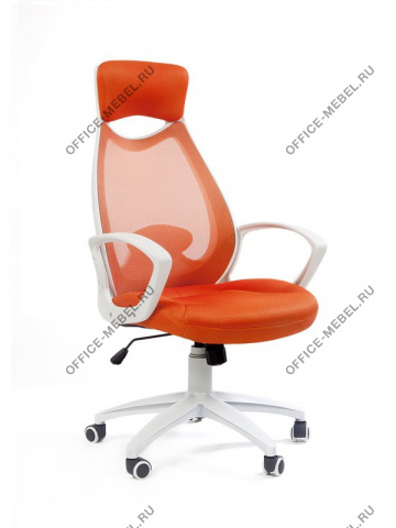 Кресло руководителя CHAIRMAN 840 white на Office-mebel.ru