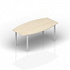 Стол для совещаний Tonneau (П-образные опоры квадратного сечения) PE200 на Office-mebel.ru 1
