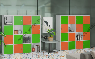 Офисная мебель LOSKER - Офисная мебель для персонала серого цвета из материала ЛДСП серого цвета из материала ЛДСП на Office-mebel.ru