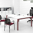 Составной стол на 2 рабочих места "Волна" (2 громмета) PE2TG169V на Office-mebel.ru 4