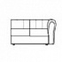 Мягкая мебель для офиса Двухместная секция с правым подлокотником 2П на Office-mebel.ru 1