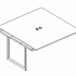 Секция стола для переговоров на металлокаркасе QUATTRO А4 Б4 136-1 БП на Office-mebel.ru 1