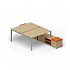 Рабочий стол «Bench» на опорной тумбе LVRU14.1416-1 на Office-mebel.ru 1