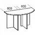 Брифинг-приставка к 2-м столам Karstula F0171 на Office-mebel.ru 1