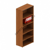 Шкаф книжный открытый высокий 374 + 303 на Office-mebel.ru