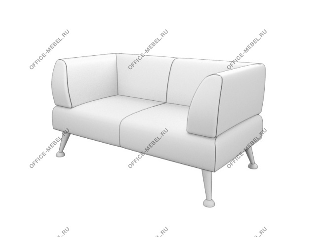 Мягкая мебель для офиса Диван двухместный Veit2-2 на Office-mebel.ru