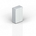 Шкаф для документов (2 белые матовые стеклянные двери, 2 полки, ручки - алюминий) OMMS564BL на Office-mebel.ru 1