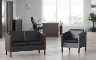 BRAZILIA - Мягкая мебель для офиса темного декора из материала Эко-кожа темного декора из материала Эко-кожа на Office-mebel.ru