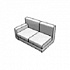 Мягкая мебель для офиса Диван двухместный с правым/левым подлокотником Е-2 П/Л на Office-mebel.ru 1