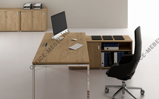 Gloss Line - Кабинеты руководителя серого цвета - Словенская мебель серого цвета - Словенская мебель на Office-mebel.ru