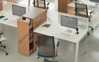 Lavoro A - Офисная мебель для персонала серого цвета из материала Стекло серого цвета из материала Стекло на Office-mebel.ru